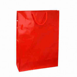 Darčeková taška lamino 24x9x32 červená