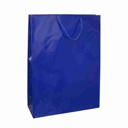 Darčeková taška lamino 24x9x32 modrá