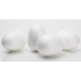 Dekoračné vajcia polystyrénové 90mm/6ks