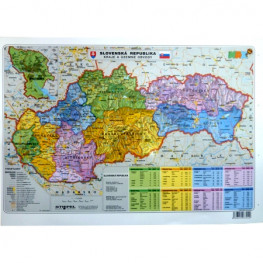 Mapa A3 Slovensko, lamino