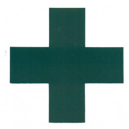 Nálepka "zelený kríž"