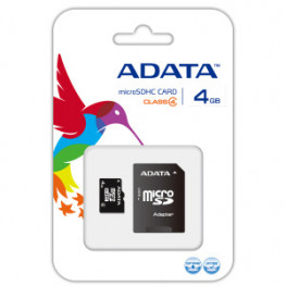Pamäťová karta 4GB  micro + adaptér SDHC  