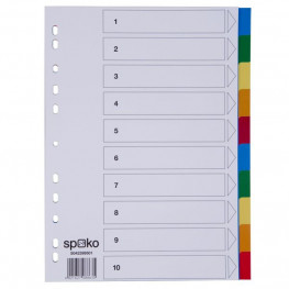 Register A4 10-farbený SPOKO