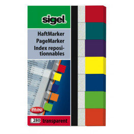 Nalepovací bloček indexy SIGEL HN677 7-farebné