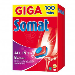 Somat Giga All in One tablety do umývačky riadu 100ks
